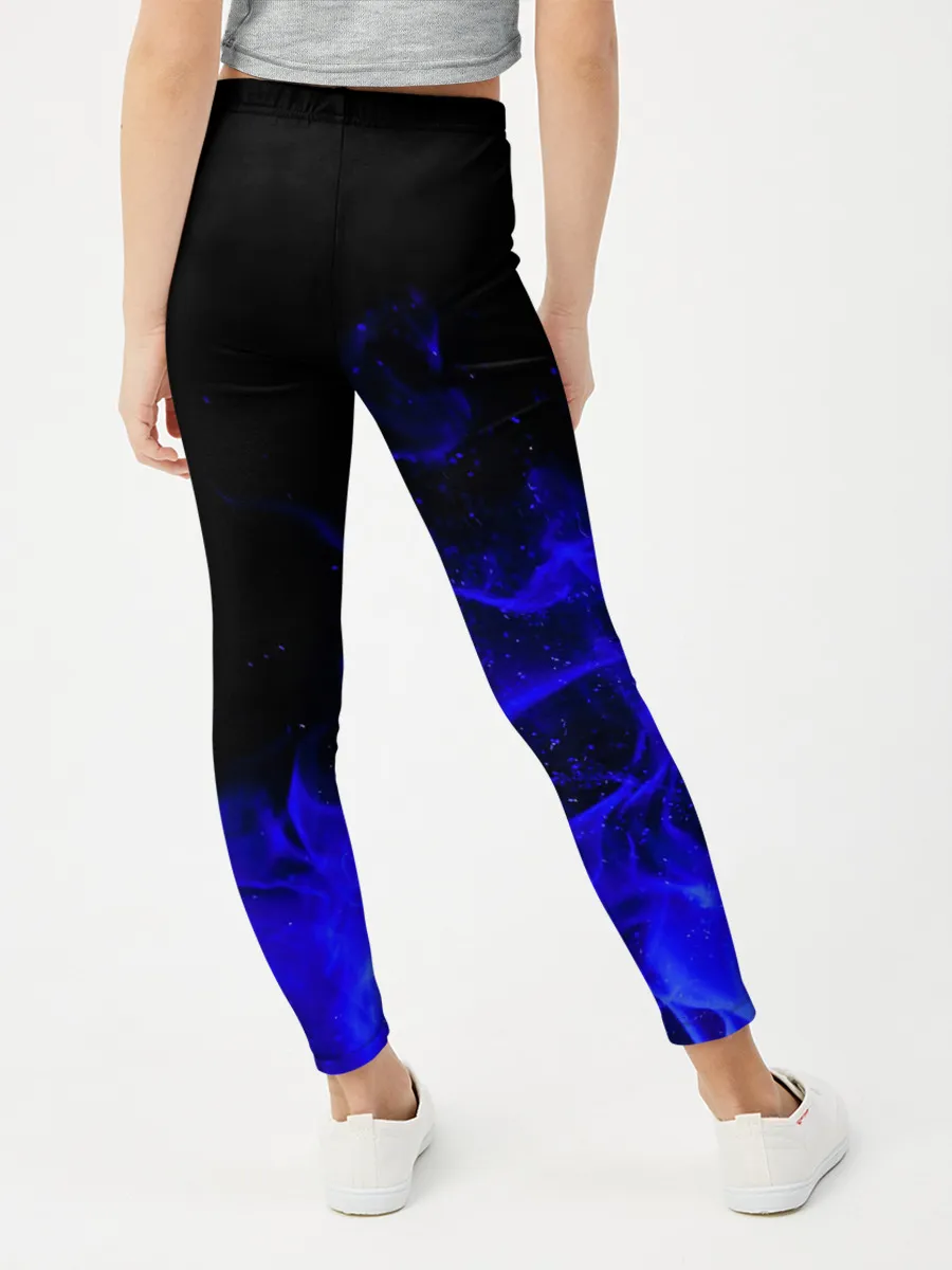 Леггинсы для девочки / Синий Огонь