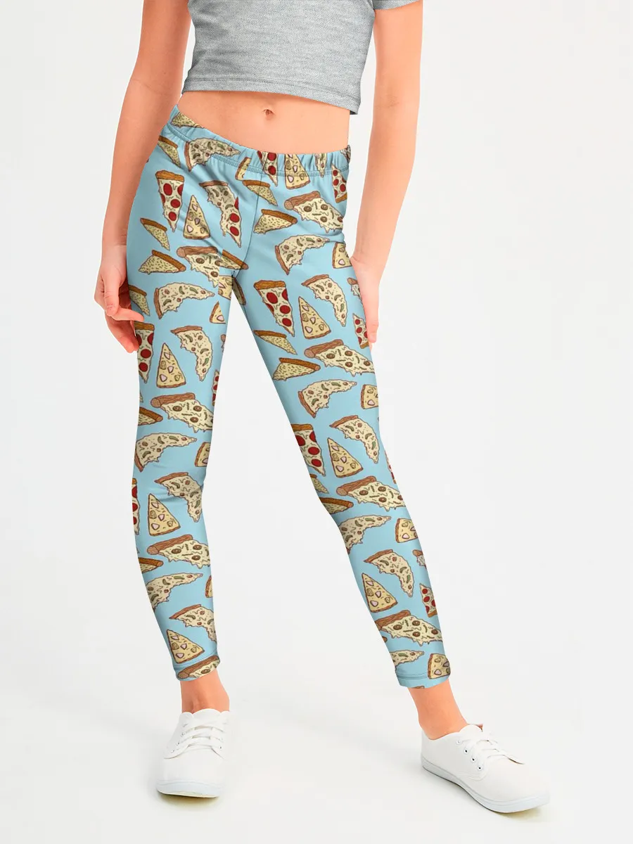 Леггинсы для девочки / Кусочки Пиццы