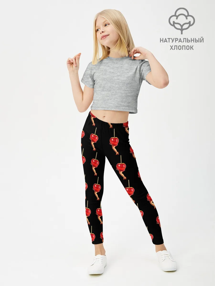 Леггинсы для девочки / Девушка Чупа-Чупс
