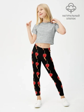 Леггинсы для девочки / Девушка Чупа-Чупс