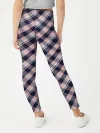 Леггинсы для девочки / Клеточный узор