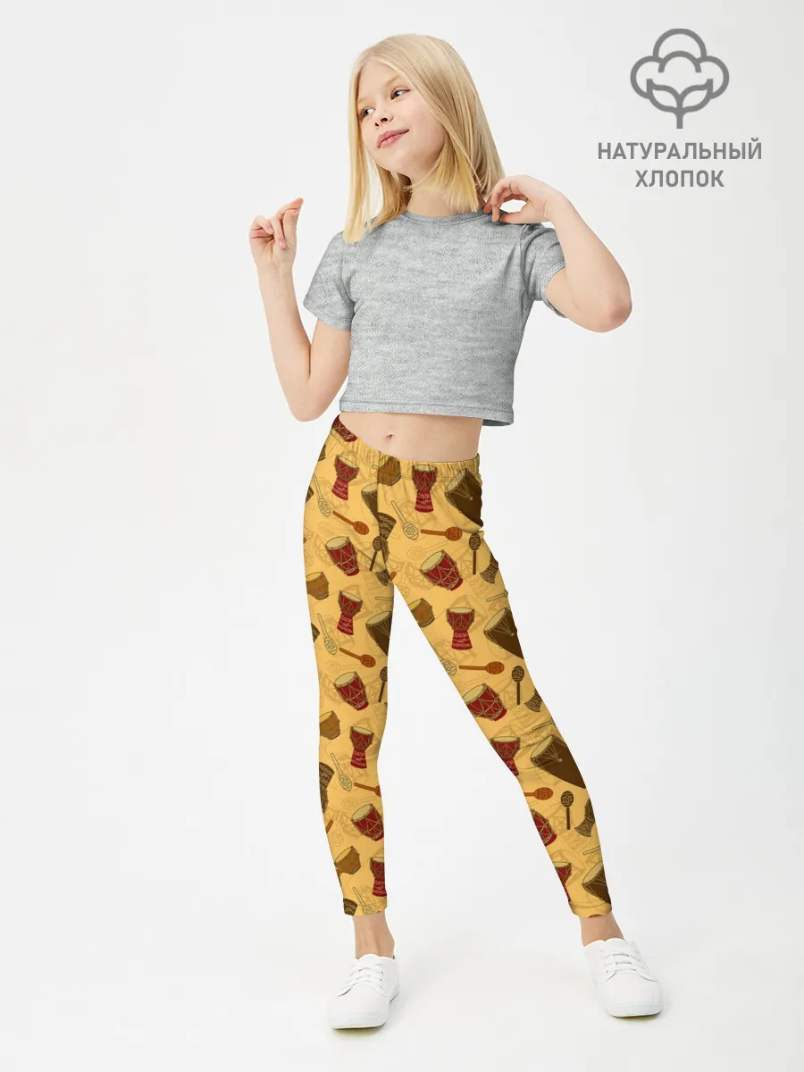 Леггинсы для девочки / Ударные Инструменты