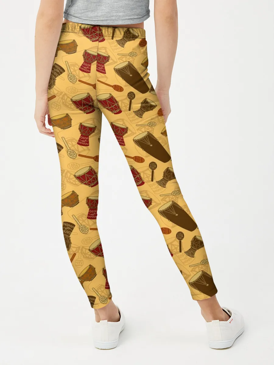 Леггинсы для девочки / Ударные Инструменты