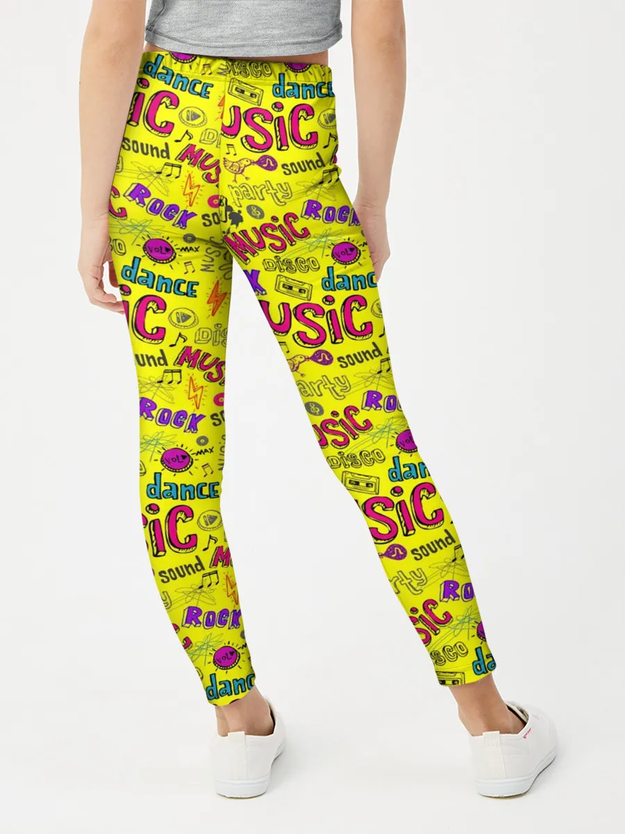 Леггинсы для девочки / Rock