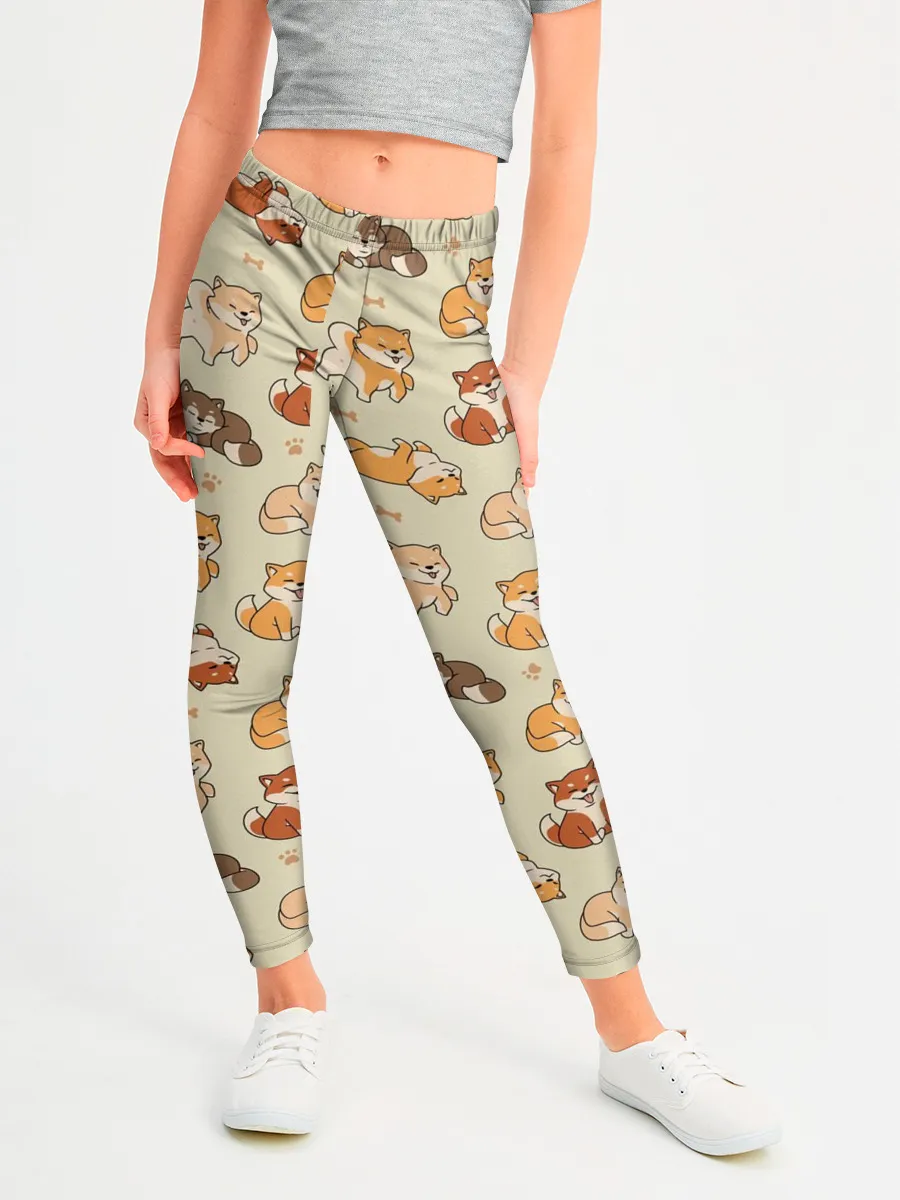 Леггинсы для девочки / Шиба-Ину
