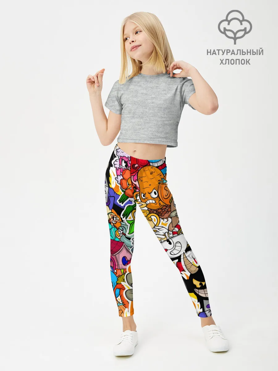 Леггинсы для девочки / CUPHEAD