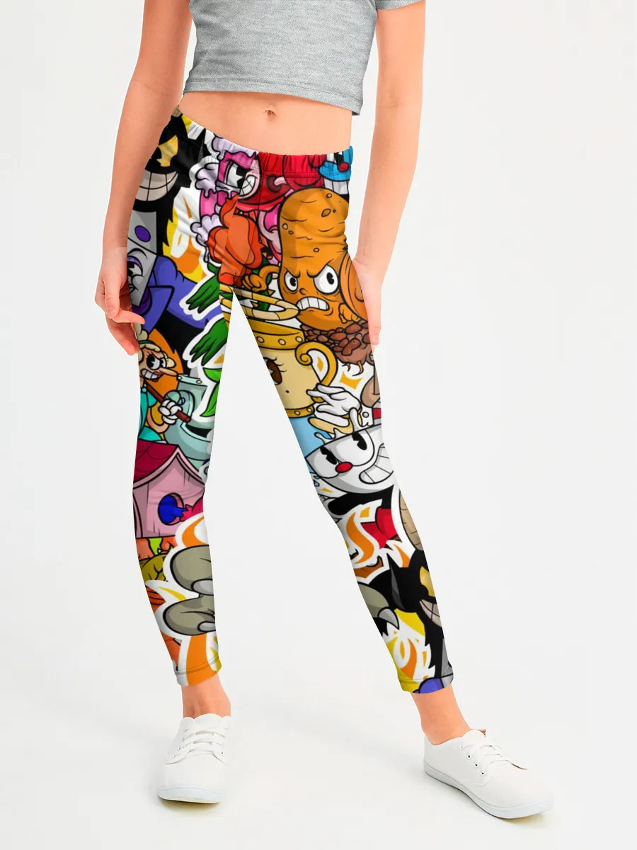 Леггинсы для девочки / CUPHEAD