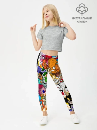 Леггинсы для девочки / CUPHEAD