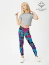 Леггинсы для девочки / Геометрическая абстракция