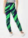 Леггинсы для девочки / Абстрактный дизайн ,,Зелень