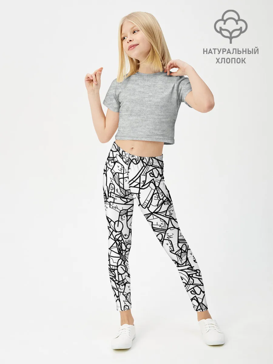 Леггинсы для девочки / Масса людей