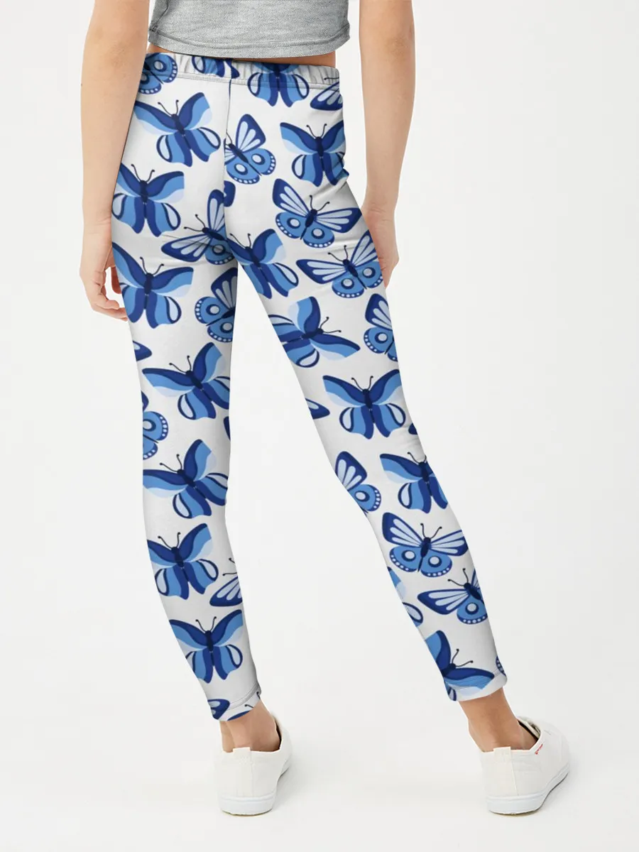 Леггинсы для девочки / Бабочки / Butterflies