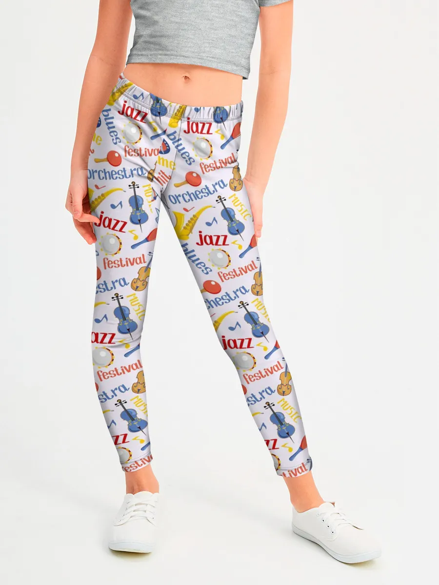 Леггинсы для девочки / Музыка