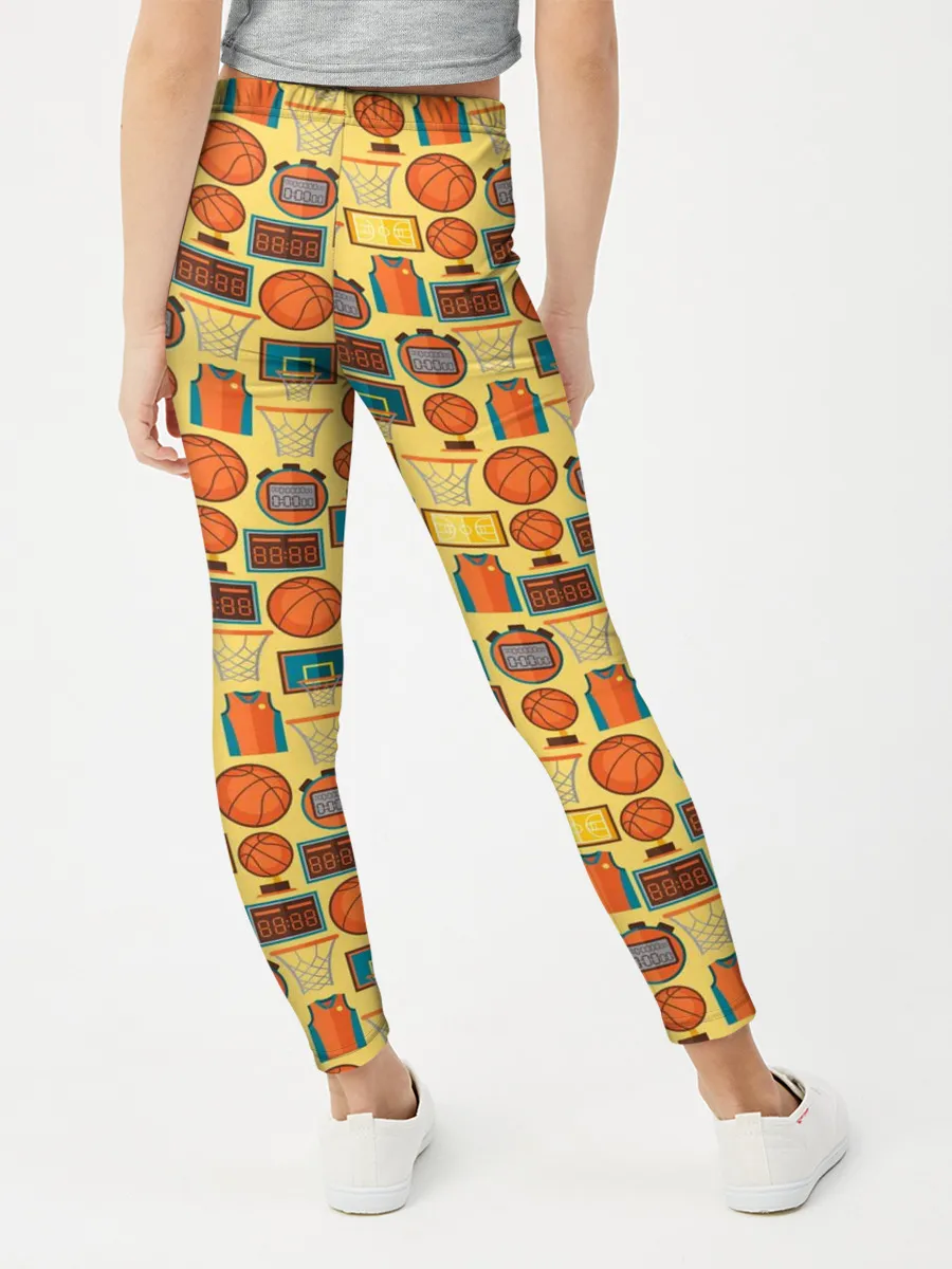 Леггинсы для девочки / Баскетбол