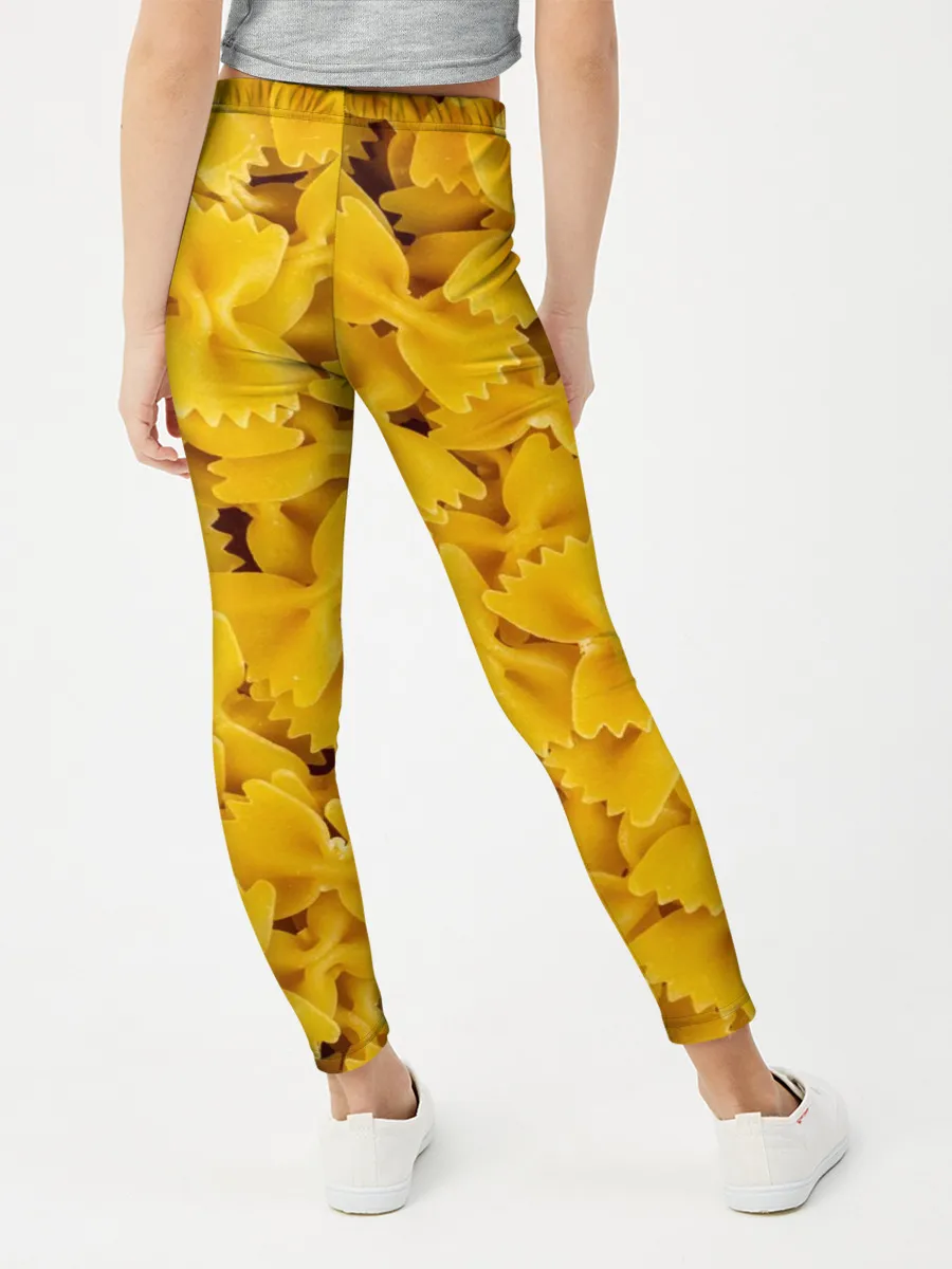 Леггинсы для девочки / Макароны бабочки