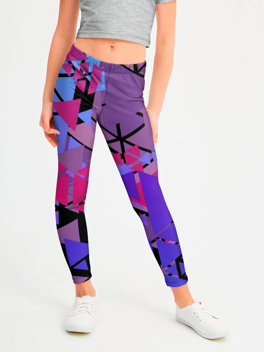 Леггинсы для девочки / Треугольники