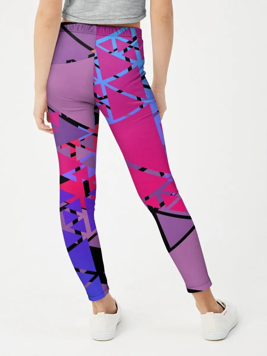 Леггинсы для девочки / Треугольники