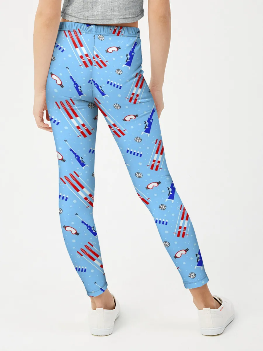 Леггинсы для девочки / Биатлон