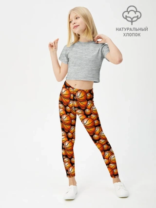 Леггинсы для девочки / Баскетбольные Мячи