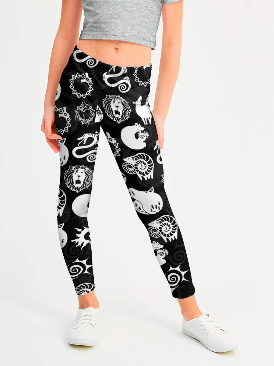 Леггинсы для девочки / SEVEN DEADLY SINS СИМВОЛЫ
