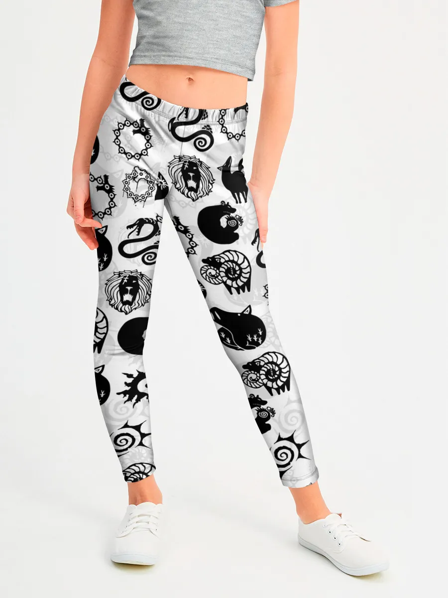 Леггинсы для девочки / 7 СМЕРТНЫХ ГРЕХОВ СИМВОЛЫ