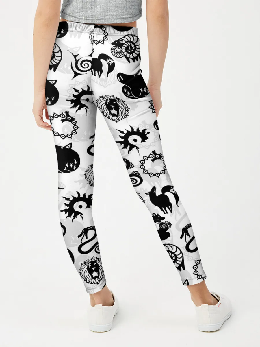 Леггинсы для девочки / 7 СМЕРТНЫХ ГРЕХОВ СИМВОЛЫ