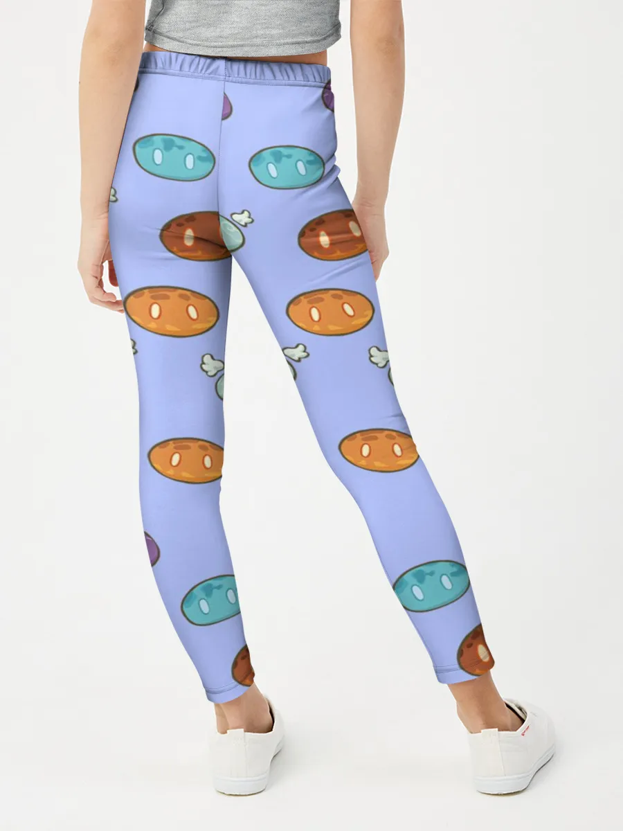 Леггинсы для девочки / Genshin impact Slimes | Слаймы