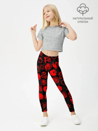 Леггинсы для девочки / СИМВОЛЫ ГРЕХОВ 7 DEADLY SINS