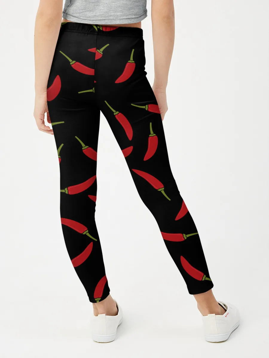 Леггинсы для девочки / Chili peppers
