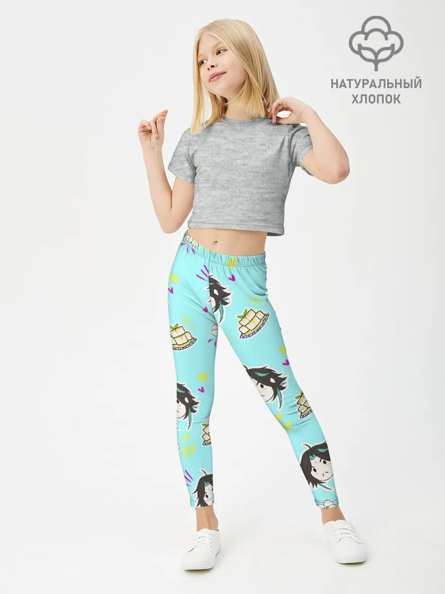 Леггинсы для девочки / Сяо и тофу