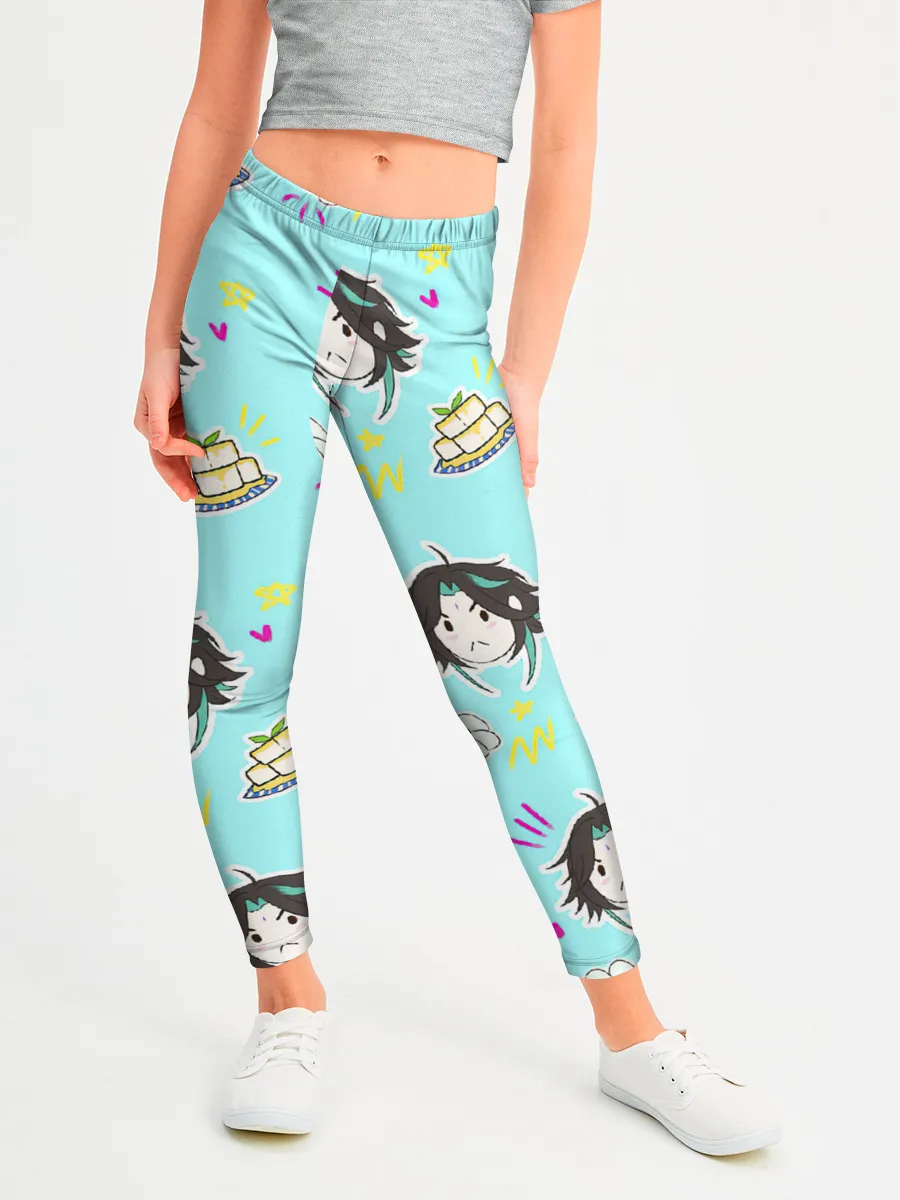 Леггинсы для девочки / Сяо и тофу