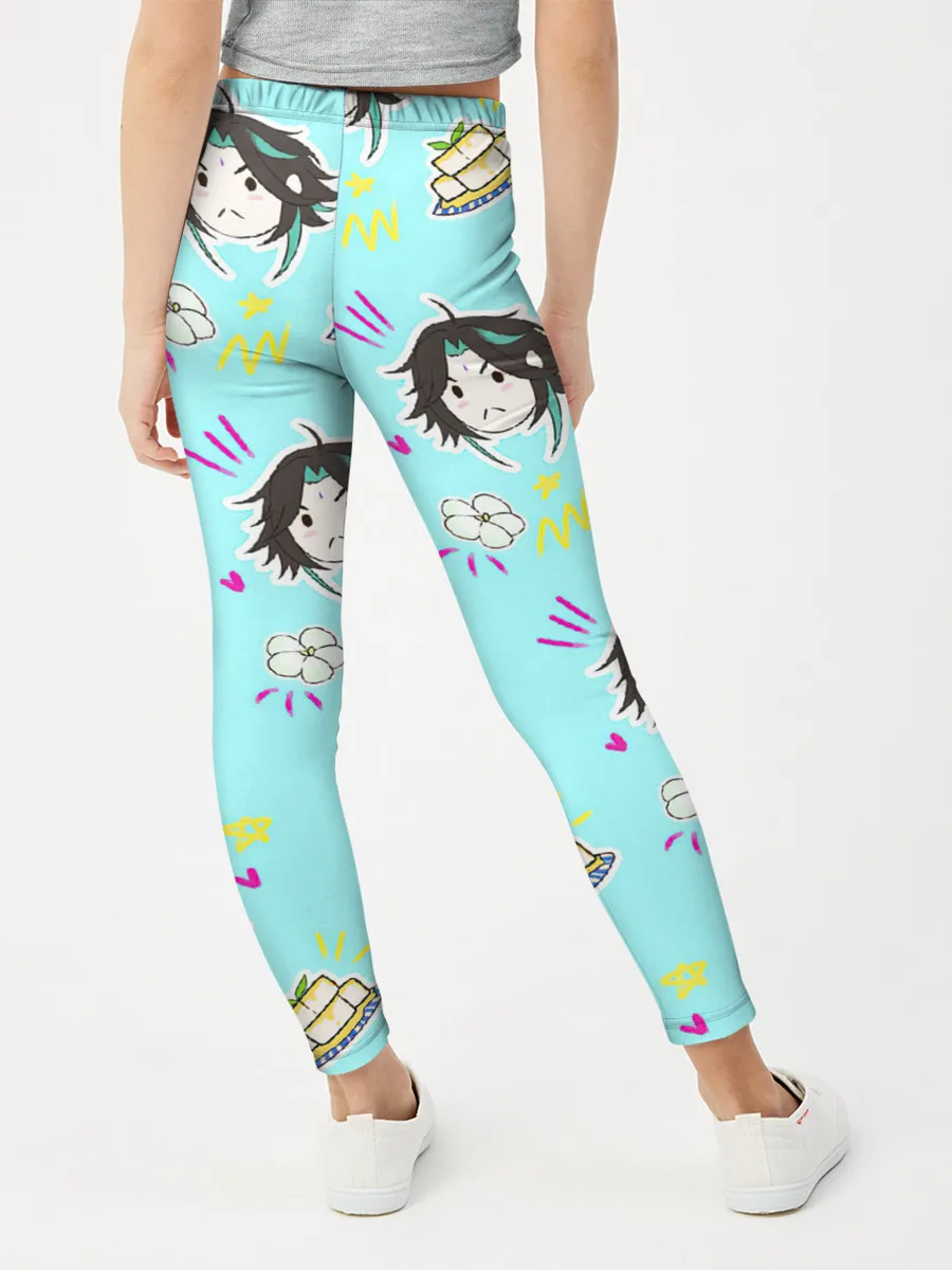 Леггинсы для девочки / Сяо и тофу