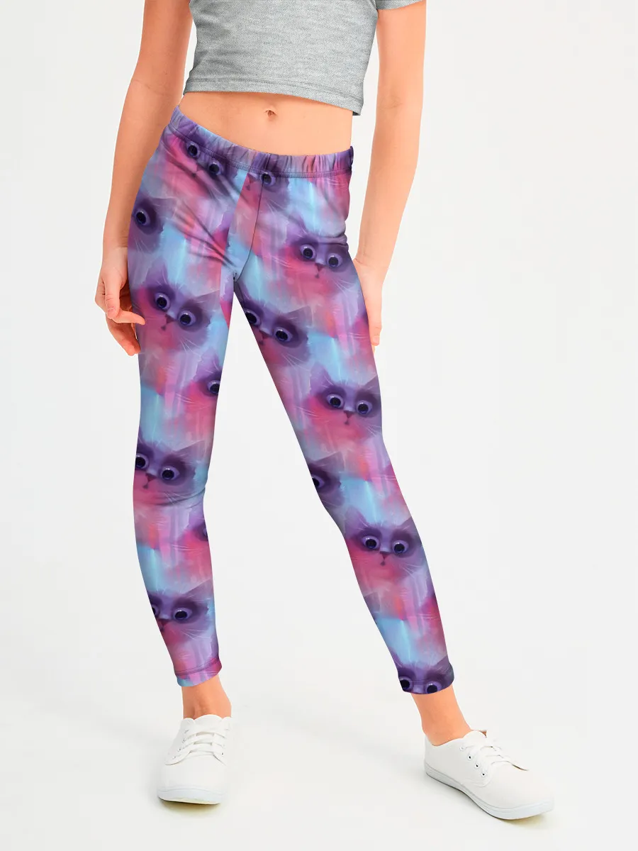 Леггинсы для девочки / Котята