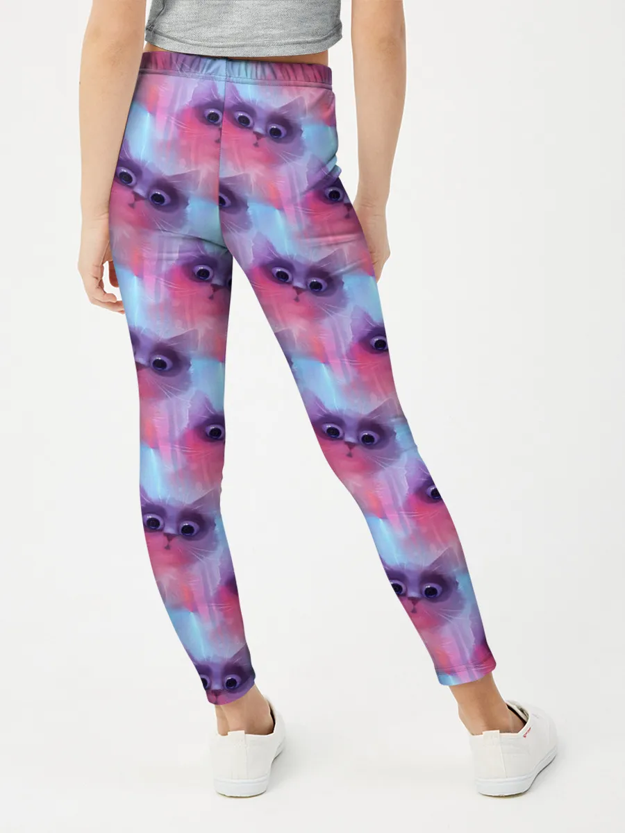 Леггинсы для девочки / Котята