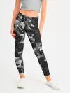 Леггинсы для девочки / Gray Camouflage