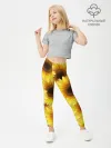 Леггинсы для девочки / Подсолнухи в поле