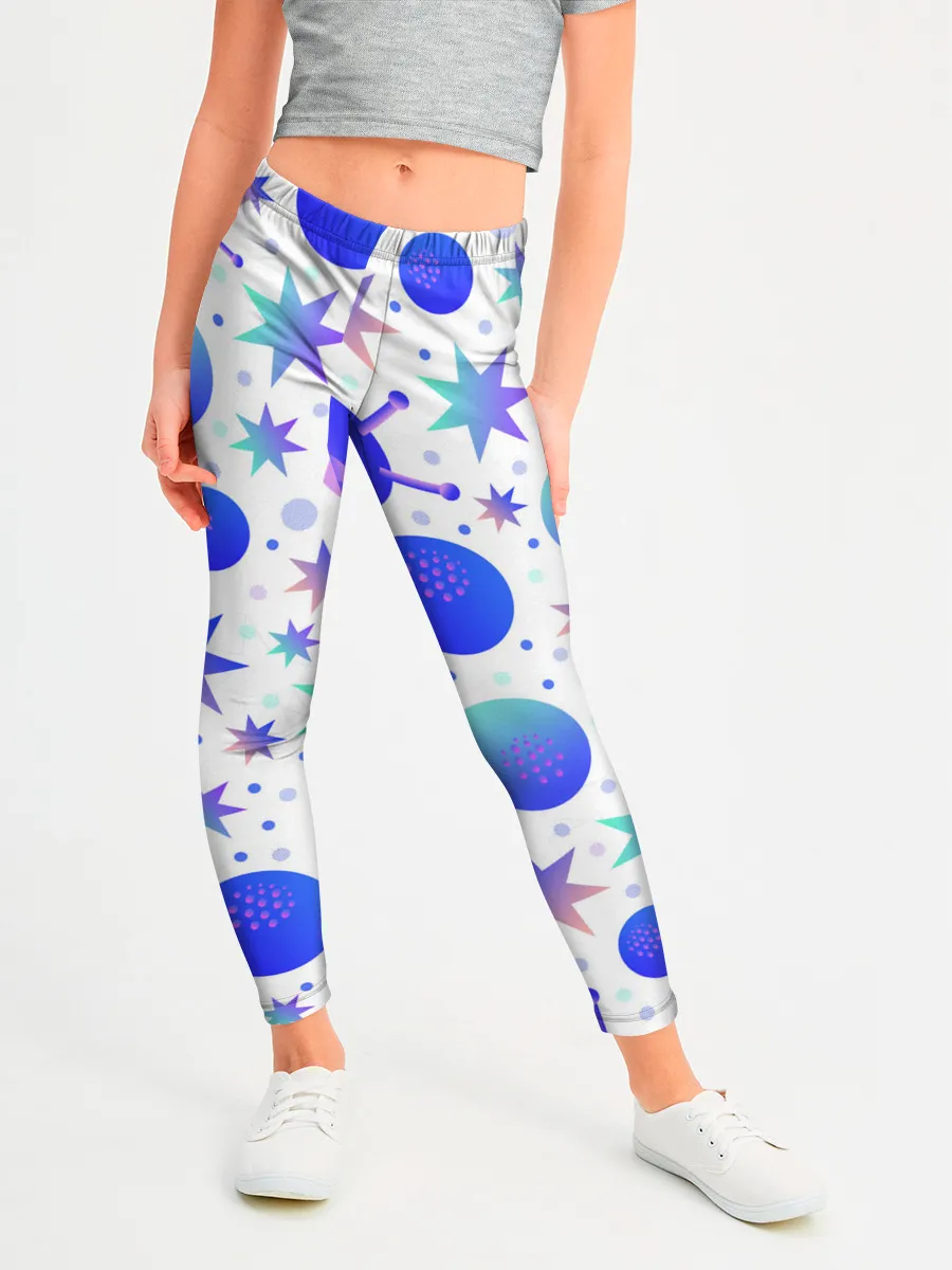 Леггинсы для девочки / Яркая галактика