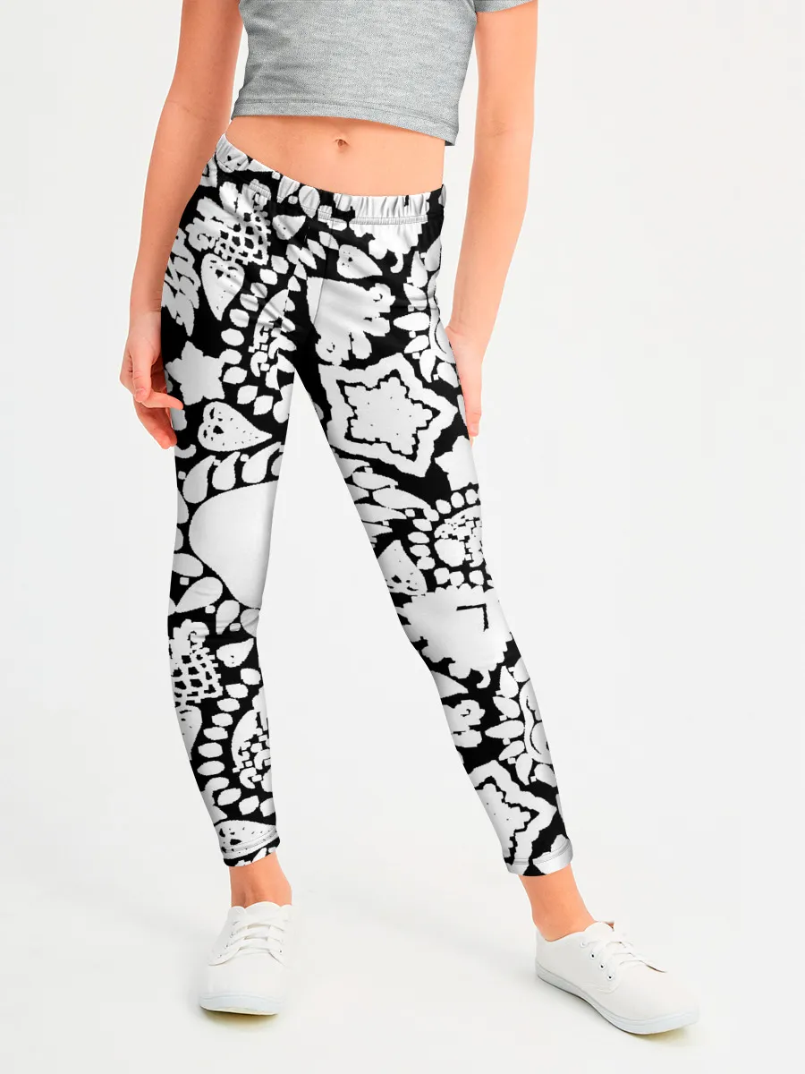Леггинсы для девочки / Фракталы
