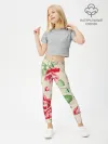 Леггинсы для девочки / Розы