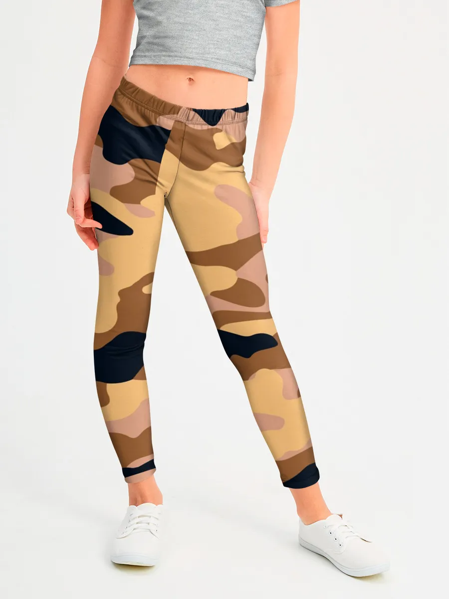 Леггинсы для девочки / Камуфляж