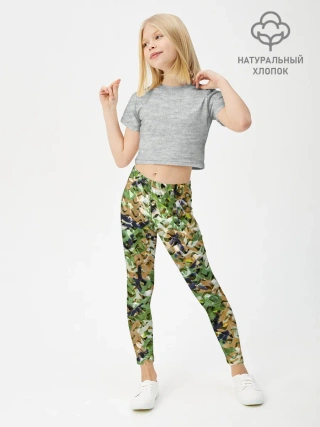 Леггинсы для девочки / ПЕЙНТБОЛ КАМУФЛЯЖ | PAINTBALL