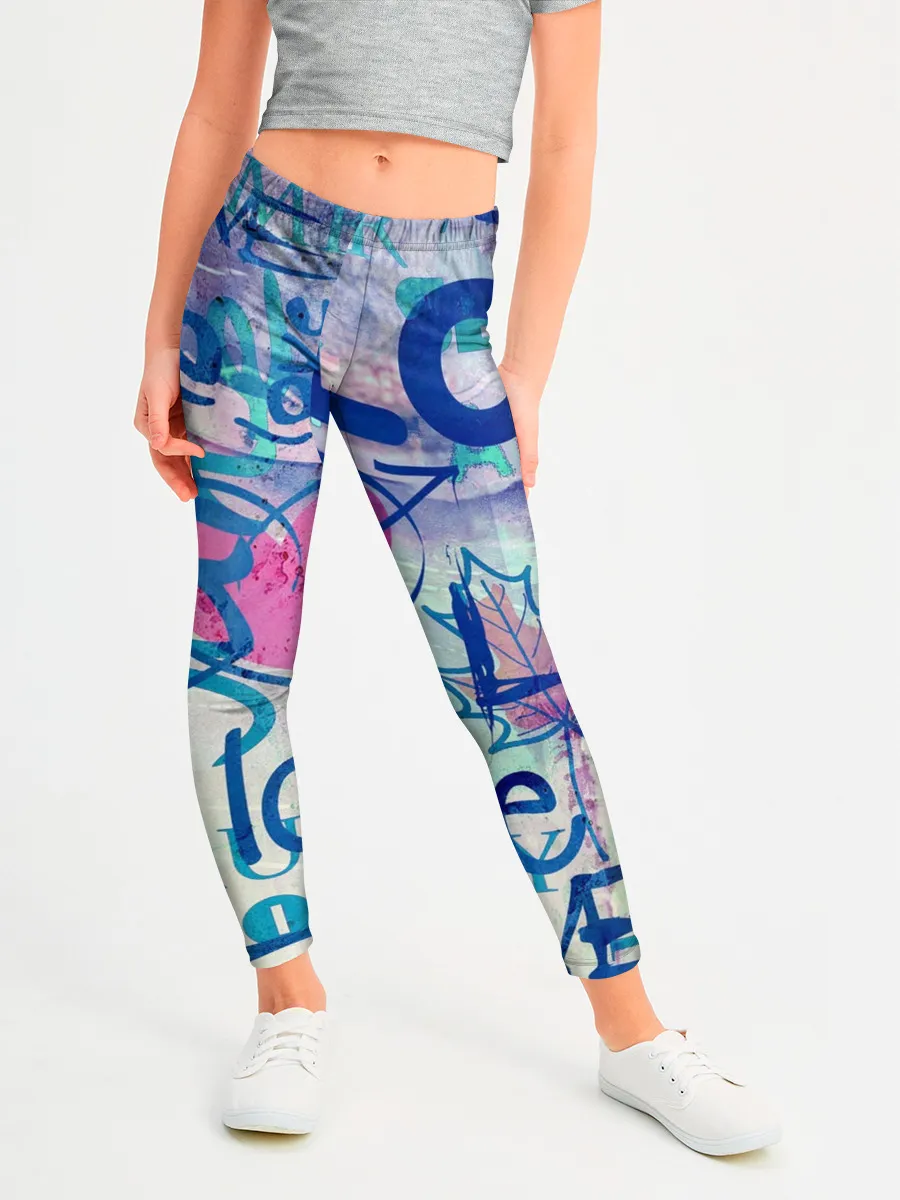 Леггинсы для девочки / LOVE