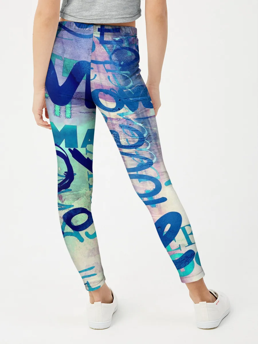 Леггинсы для девочки / LOVE