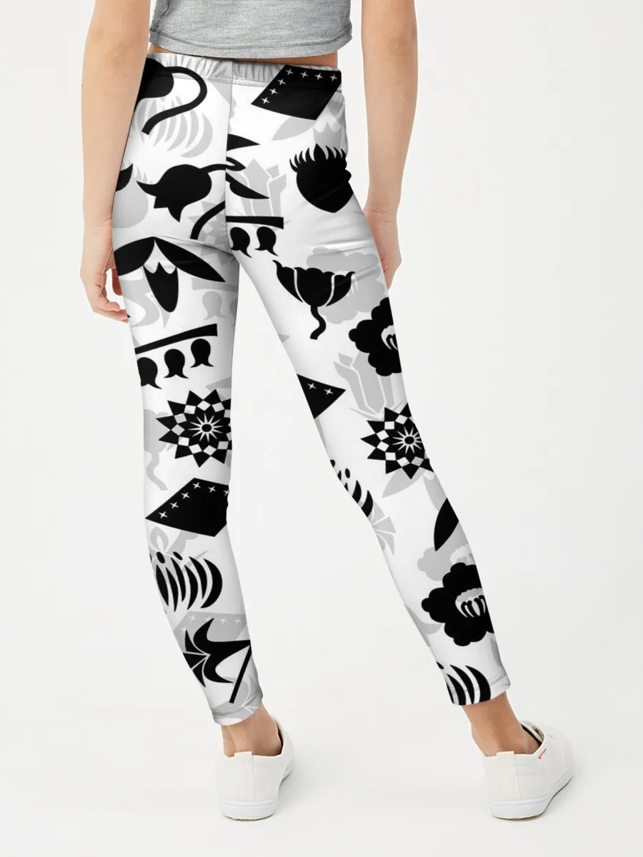 Леггинсы для девочки / БЛИЧ КАПИТАНЫ ГОТЕЙ 13 ЭМБЛЕМЫ