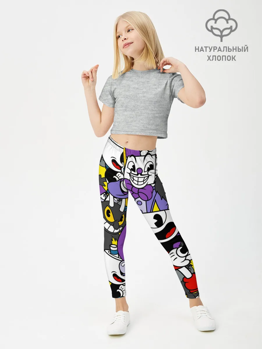 Леггинсы для девочки / Cuphead