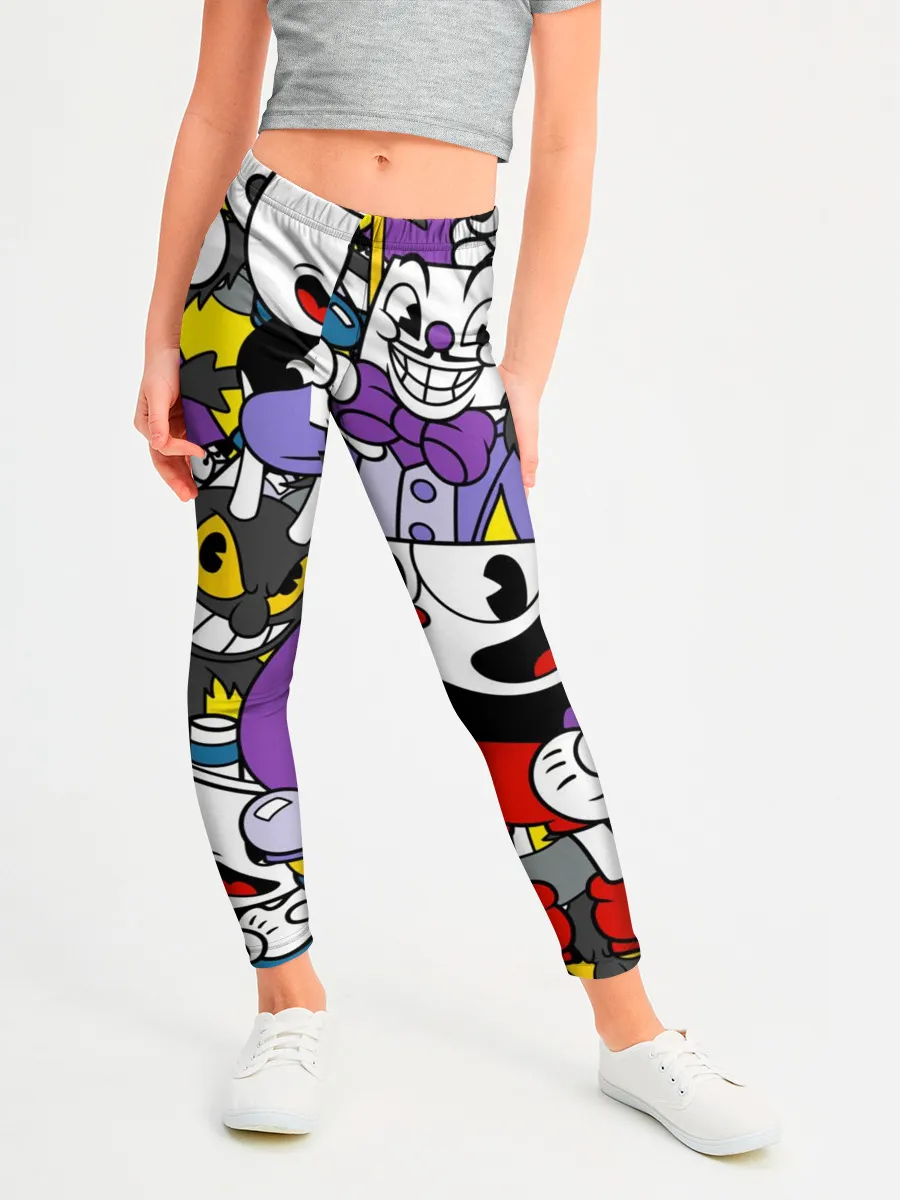 Леггинсы для девочки / Cuphead