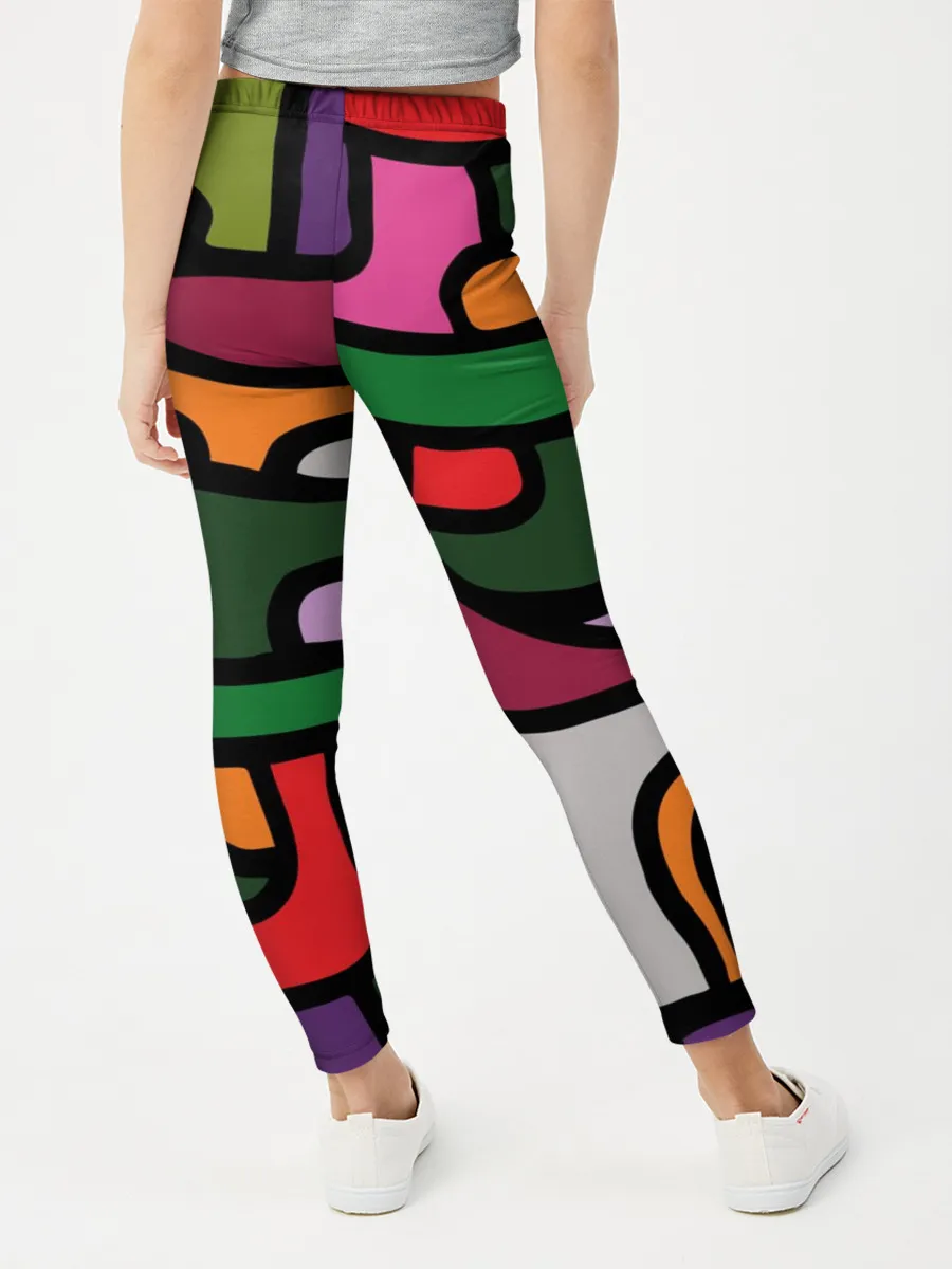 Леггинсы для девочки / Ретро