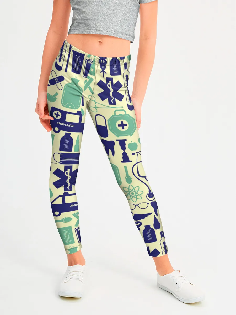 Леггинсы для девочки / Медицина | Паттерн