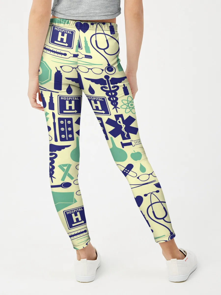 Леггинсы для девочки / Медицина | Паттерн