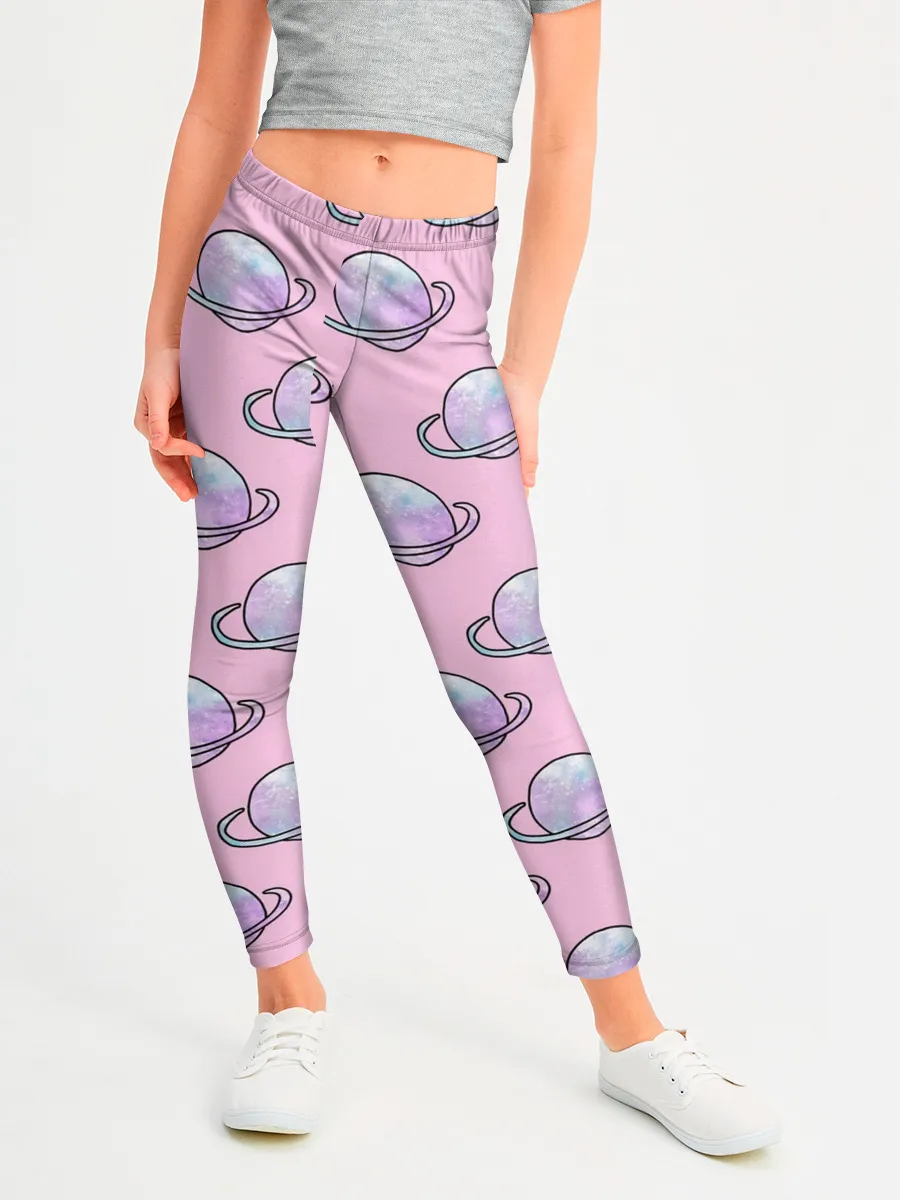 Леггинсы для девочки / Сатурн